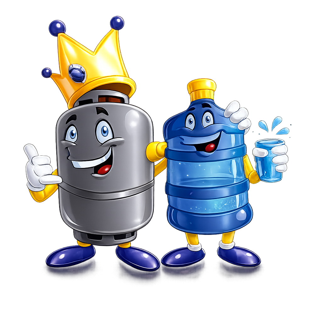 Mascotes El Shaday Gás e Água